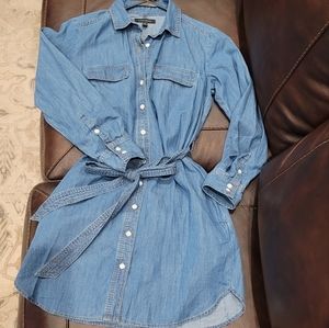 Chambray Dress Banana Republic